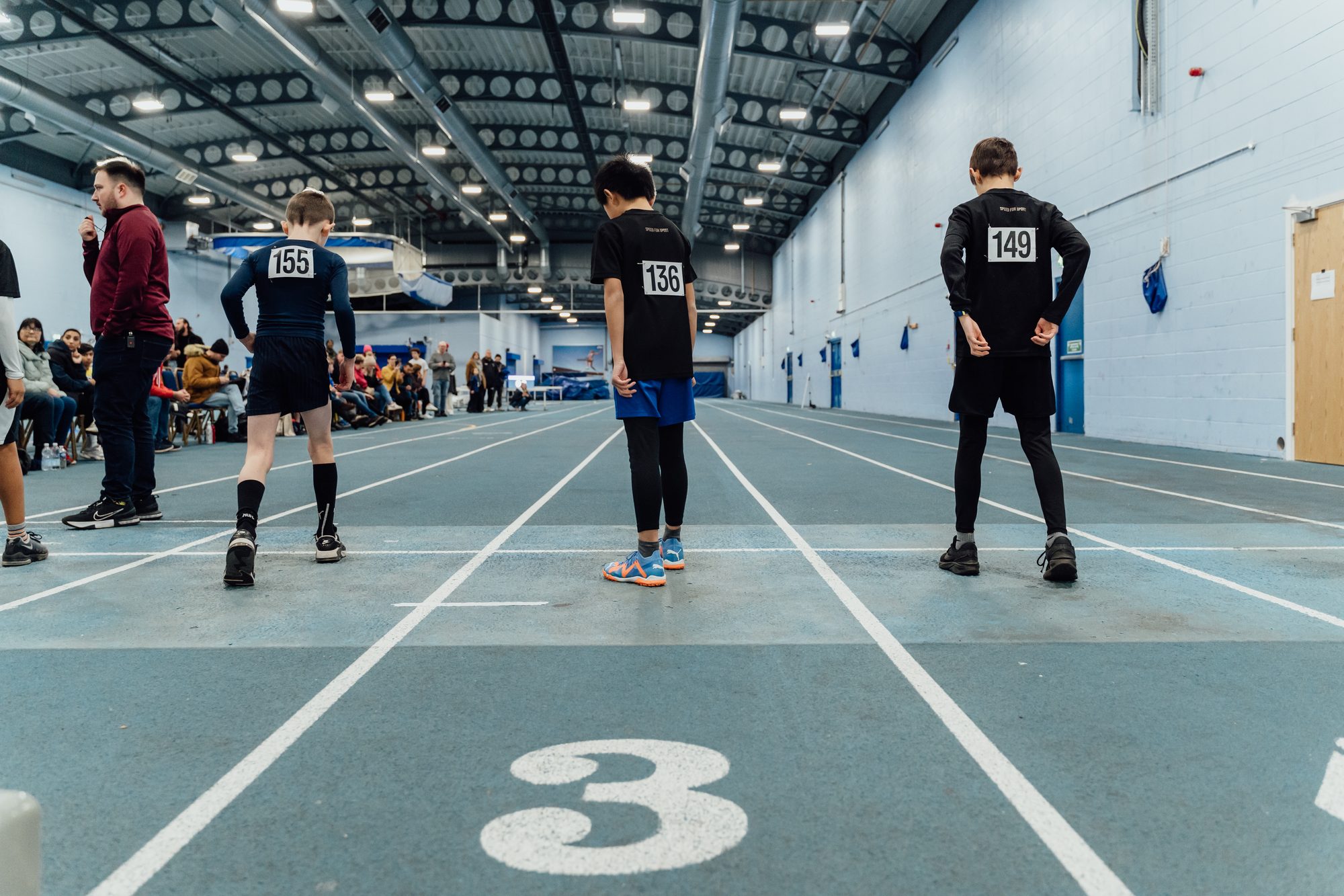 Group sprint session at Speed For Sport Academy, Leeds