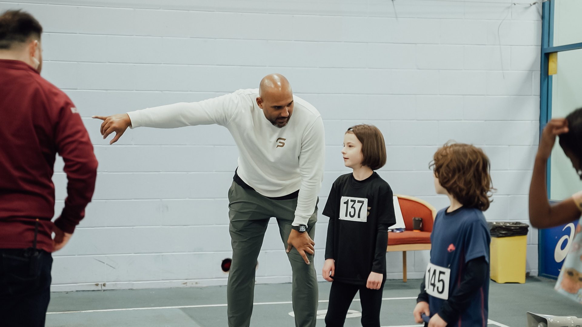 Young athletes at Speed For Sport, Yorkshire's youth athletics charity